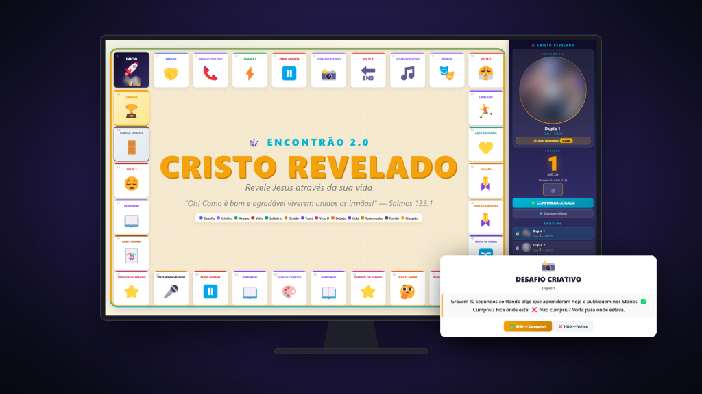 Jogo para encontro de jovens: Cristo Revelado